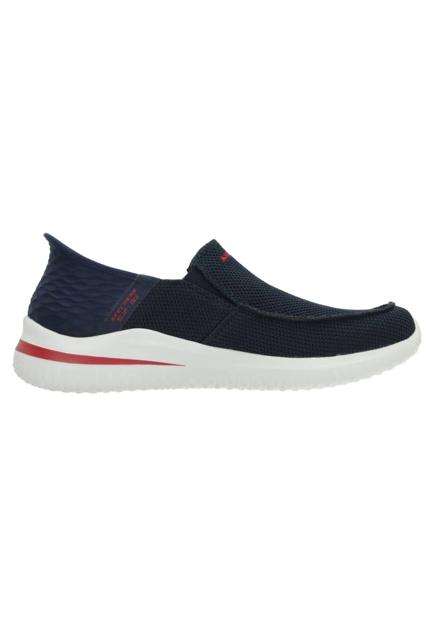 Skechers Delson 3.0 - Instappers - Navy Knit 8 Skechers Delson 3.0 - Instappers - Navy Knit - Afbeelding 6