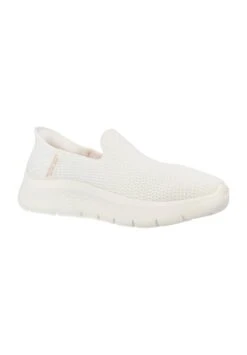 Go Walk Flex Slip In - Sportieve Wandelschoenen - Off White Textile/Trim -Skechers b7bd97b35f734c73a16789721c09a28f