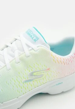 Go Walk 6 Bungee Lace Up - Sportieve Wandelschoenen - White/Multicolor -Skechers bcea6164fe5543abb0780032196d8ca0