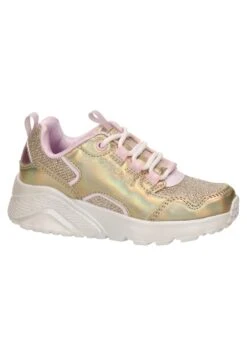 Skechers Uno Lite Metallic Pops - Sneakers Laag - Goud -Skechers c09156808c6e41d9b664ecdb553cc274