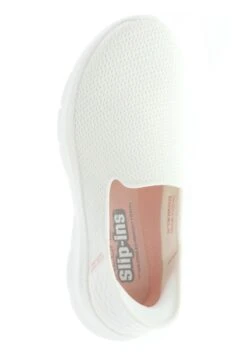 Go Walk Flex Slip In - Sportieve Wandelschoenen - Off White Textile/Trim -Skechers ce937c503d0a4b10b53f4b982b00b2b9