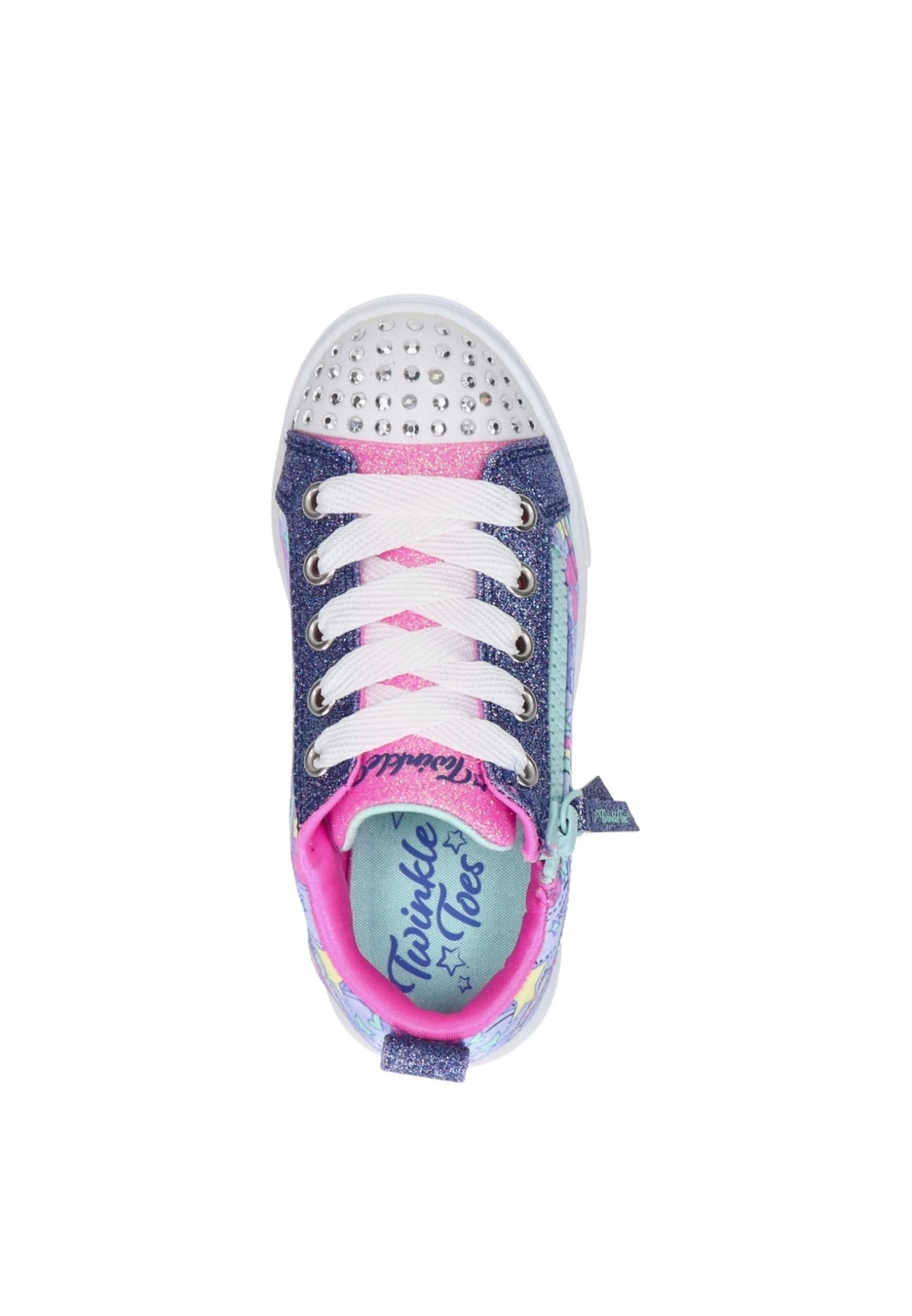 Skechers Twinkle Sparks- Sneakers Laag - Blauw 5 Skechers Twinkle Sparks- Sneakers Laag - Blauw - Afbeelding 3
