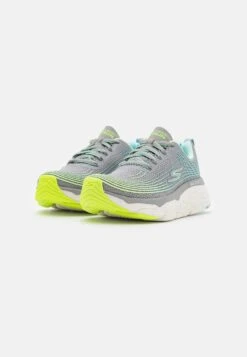 Max Cushioning Elite Lace Up - Hardloopschoenen Neutraal - Gray/Lime -Skechers d1bf5df8795c448a82a537a133fd821f