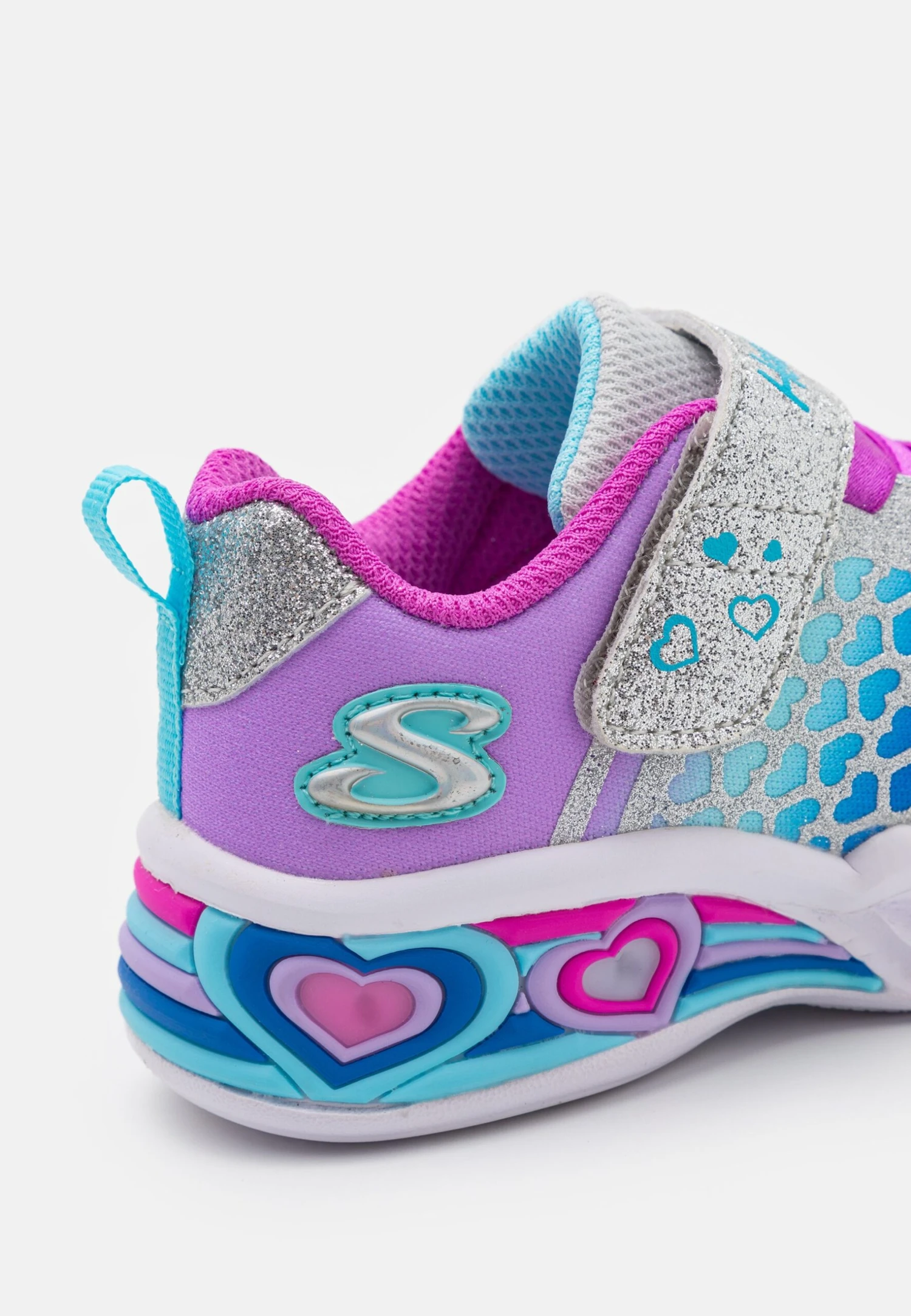 Skechers Sweetheart Lights - Sneakers Laag - Silver/Multicolor 8 Skechers Sweetheart Lights - Sneakers Laag - Silver/Multicolor - Afbeelding 6