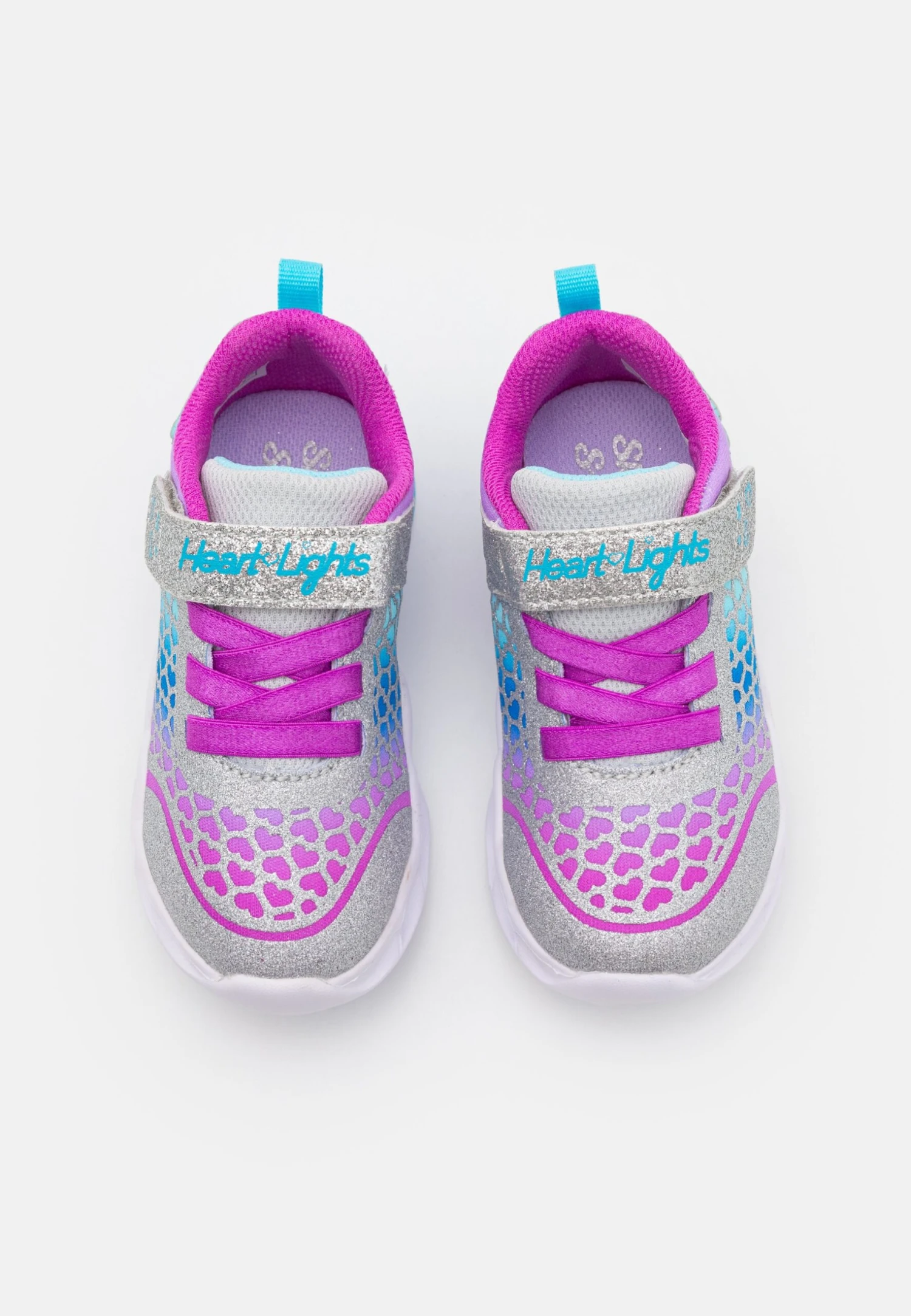 Skechers Sweetheart Lights - Sneakers Laag - Silver/Multicolor 6 Skechers Sweetheart Lights - Sneakers Laag - Silver/Multicolor - Afbeelding 4