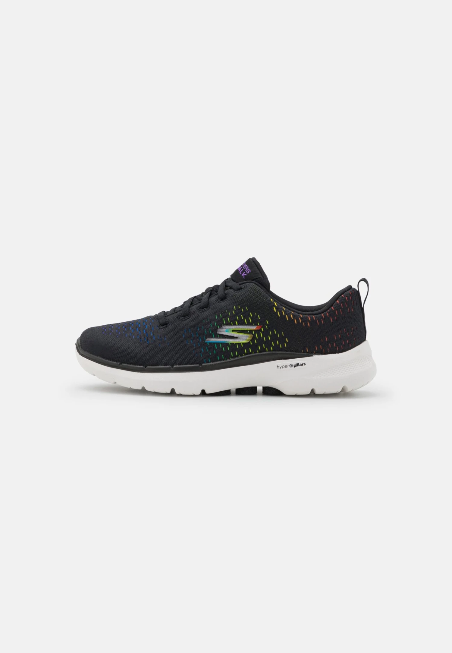 Go Walk 6 Bungee Lace Up - Sportieve Wandelschoenen - Noir/Multi-Coloured 3 Go Walk 6 Bungee Lace Up - Sportieve Wandelschoenen - Noir/Multi-Coloured