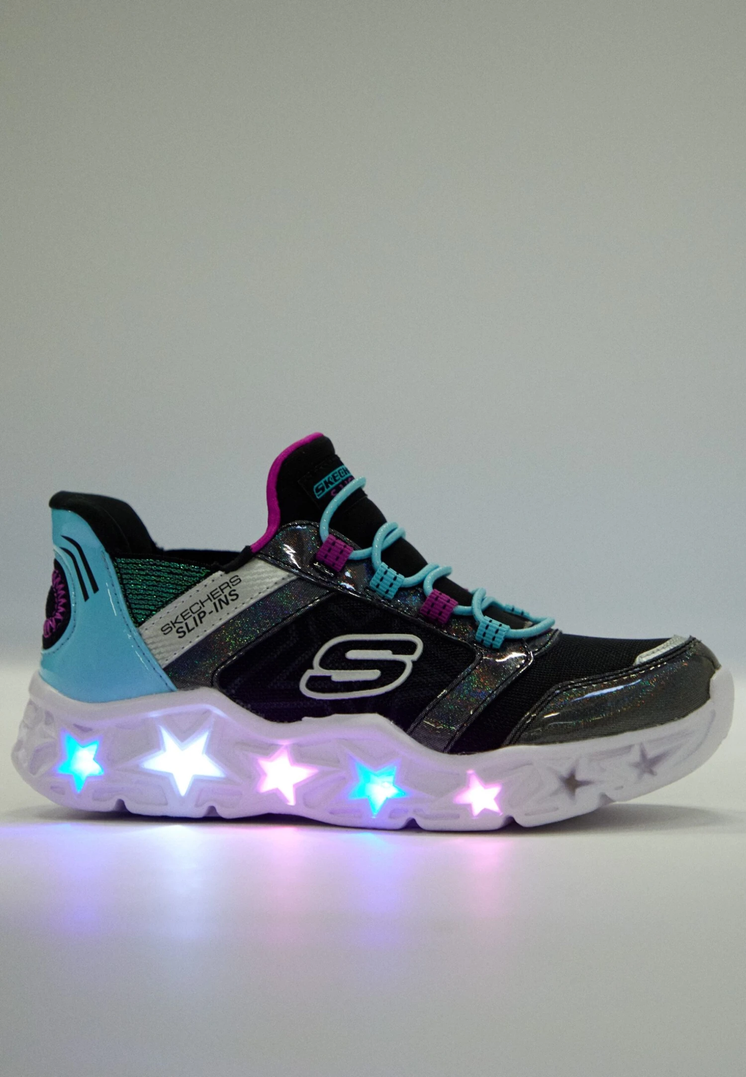 Skechers Galaxy Lights - Sneakers Laag - Black /Multi-Coloured 8 Skechers Galaxy Lights - Sneakers Laag - Black /Multi-Coloured - Afbeelding 6