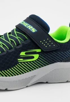 Skechers Microspec - Sneakers Laag - Navy/Lime/Blue -Skechers eb24256228e94bfcb4ca60a4abd44591