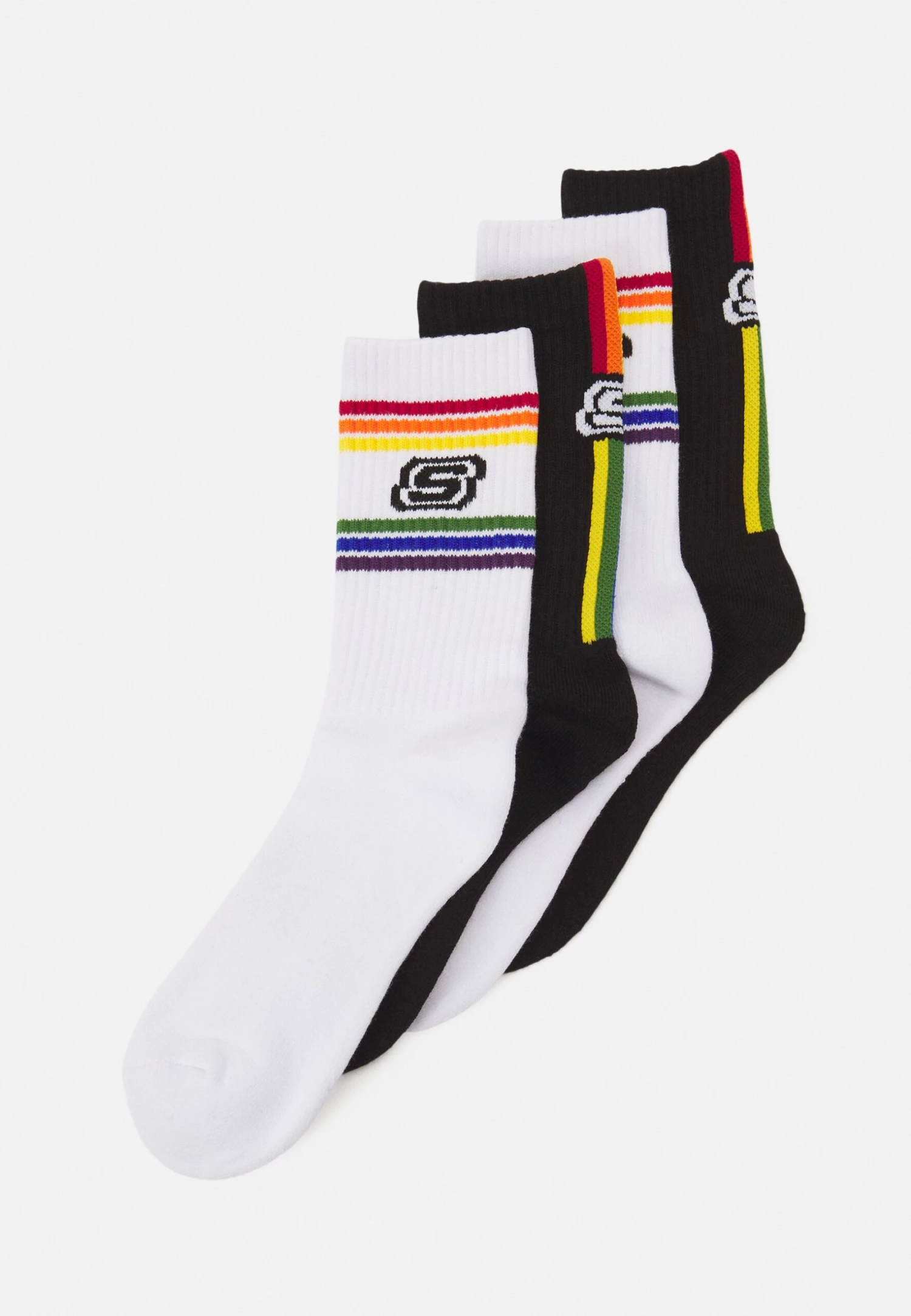 Skechers Tennis Cushioned 4 Pack - Sokken - Rainbow 3 Skechers Tennis Cushioned 4 Pack - Sokken - Rainbow