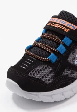 Skechers Magna Lights - Sneakers Laag - Black/Gray/Orange/Blue -Skechers ef2a62a47b6f42eda5bbd8de5f7bcb32