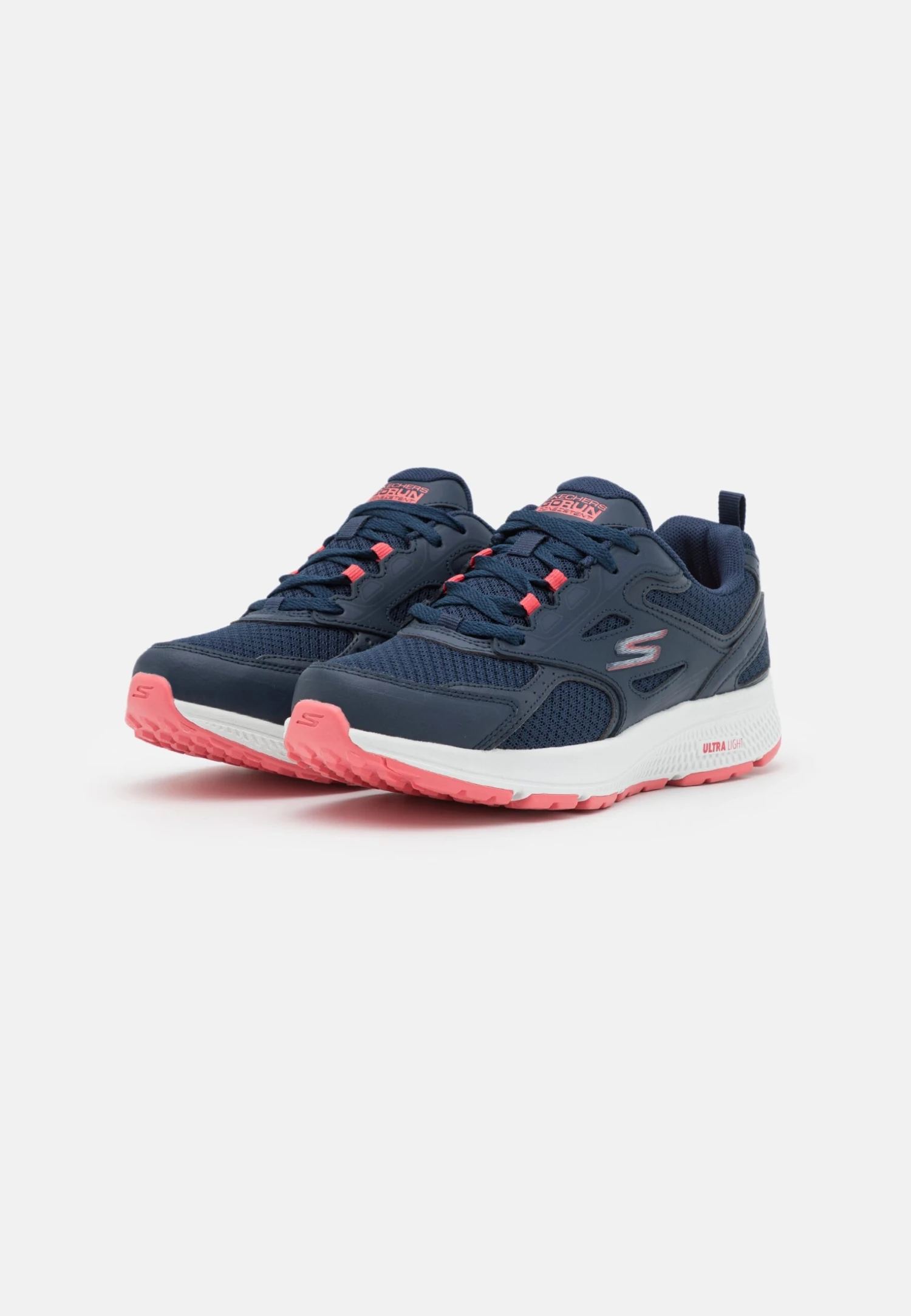 Go Run Consistent Lace Up - Hardloopschoenen Neutraal - Navy/Pink 4 Go Run Consistent Lace Up - Hardloopschoenen Neutraal - Navy/Pink - Afbeelding 2