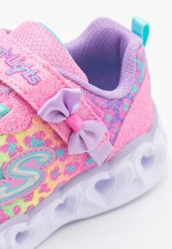 Skechers Heart Lights - Sneakers Laag - Hot Pink /Lavender/Aqua -Skechers f4b1d8c517b74ce8ab2a11a25fd889cf
