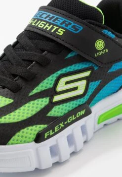 Skechers Flex-Glow - Sneakers Laag - Black/Blue/Lime -Skechers f982019aeef54d56b2c3808daf9c3a1a