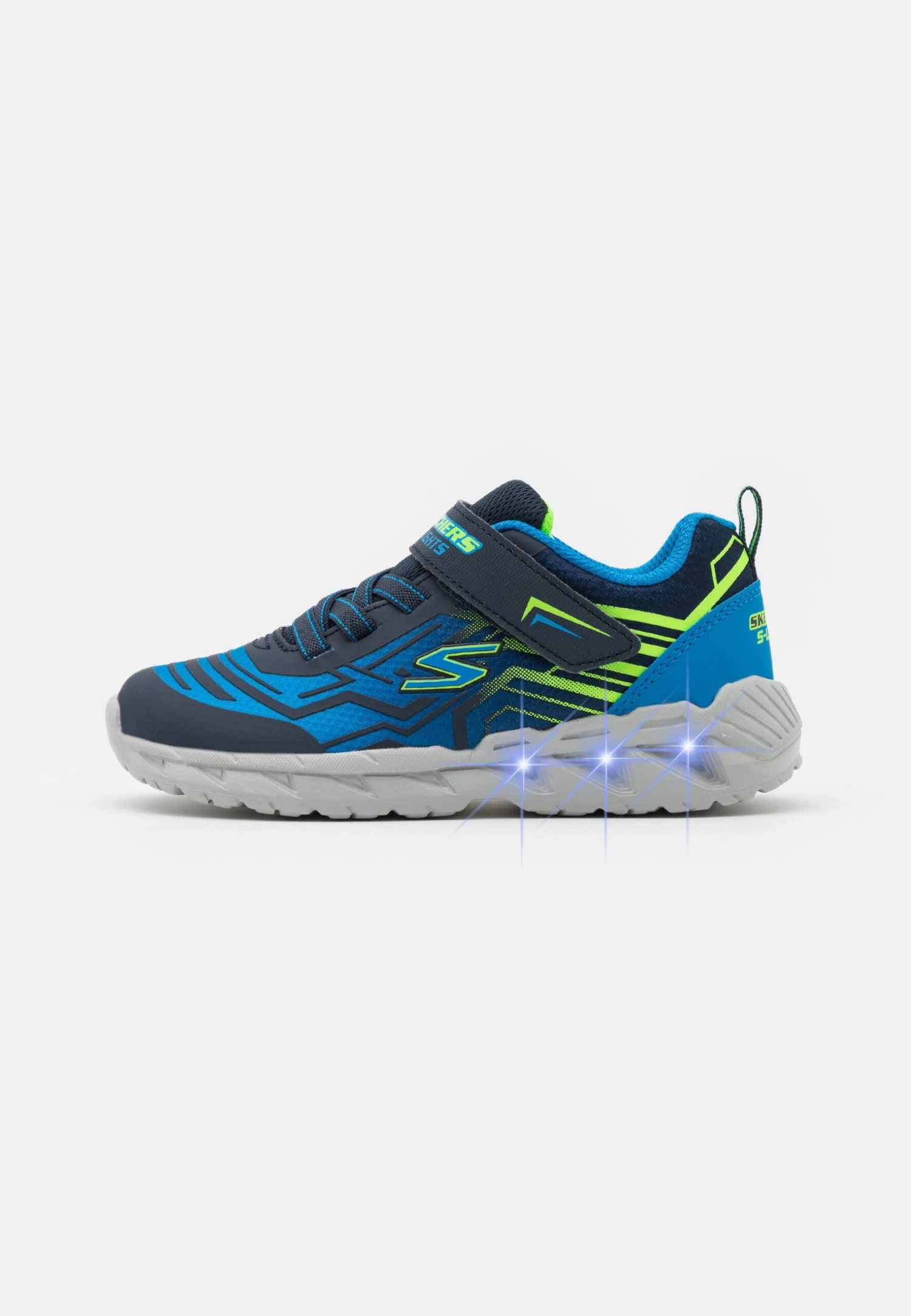 Skechers Magna Lights Bozler - Sneakers Laag - Navy/Blue/Lime 3 Skechers Magna Lights Bozler - Sneakers Laag - Navy/Blue/Lime